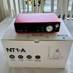 Røde NT1-a Focusrite 2i2