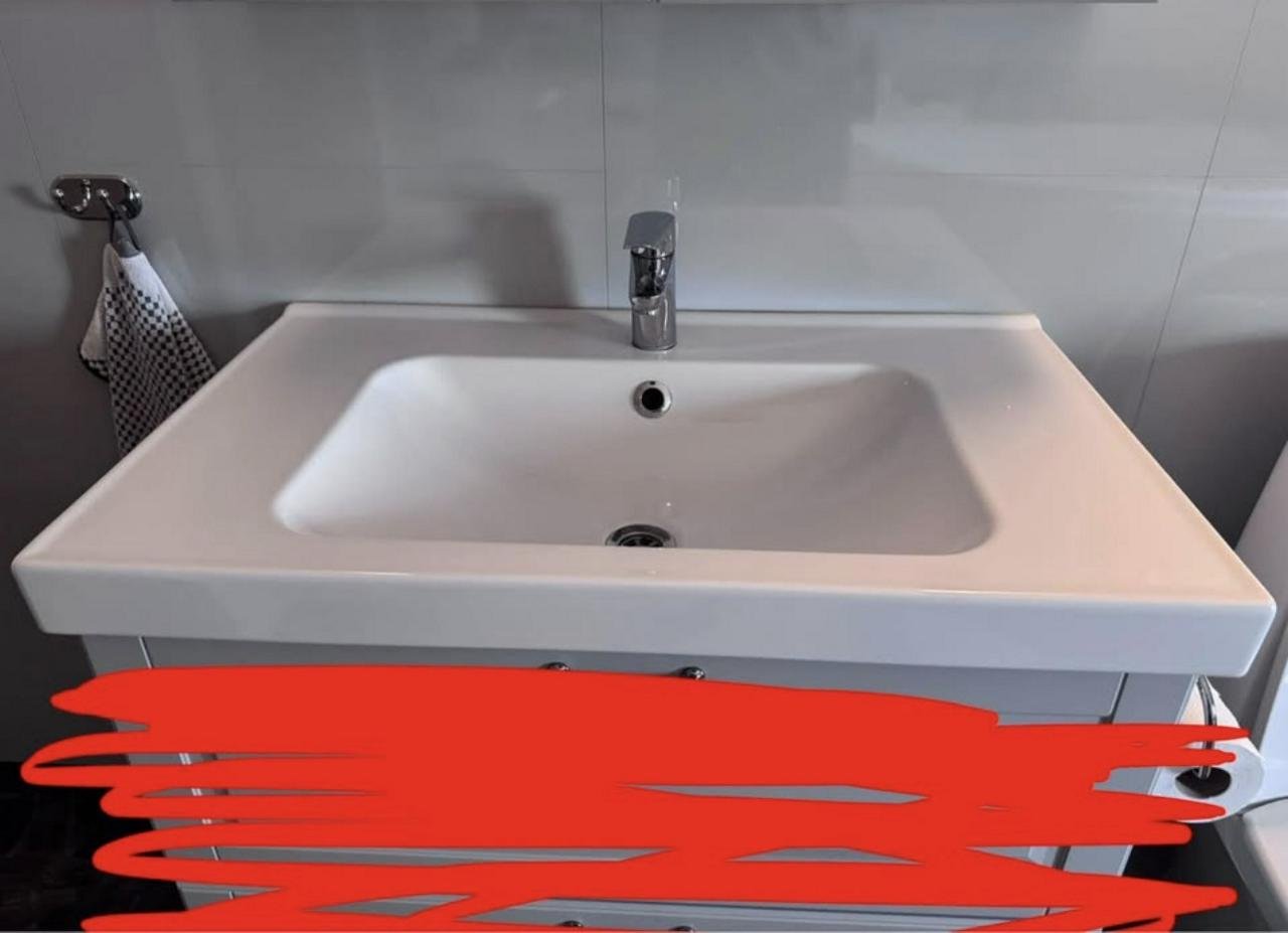 Handfat med blandare 