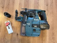 Makita DHR242 + DX02 + 5Ah Batteri – Dammfri, Fast Pris