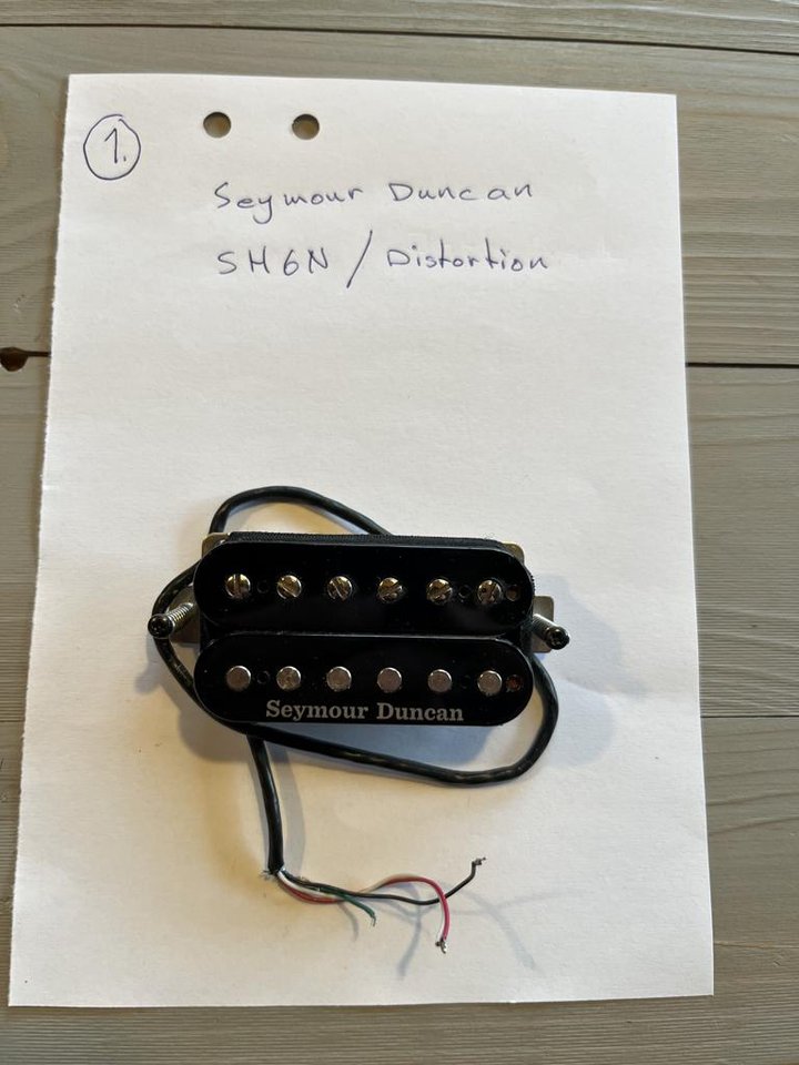 Diverse gitarrpickups!