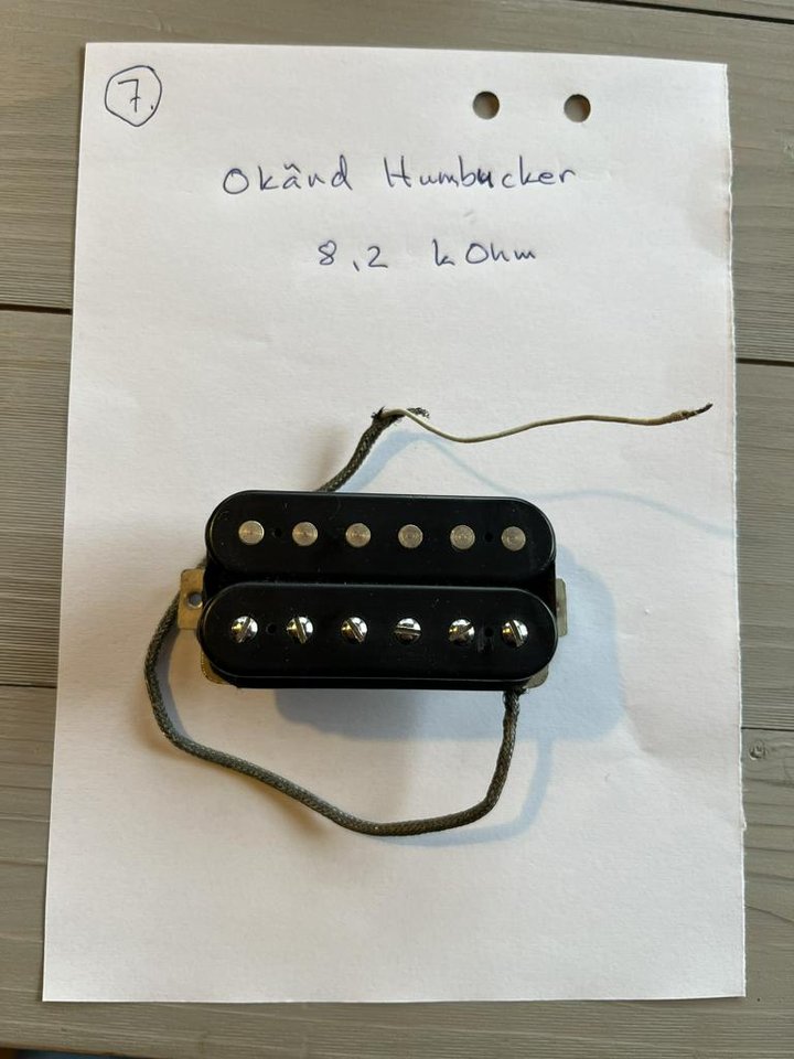 Diverse gitarrpickups! - anno...