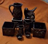 Guldkrokens design Rosa Ljung i brunt 