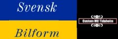 Custom MC och Svensk Bilform logo