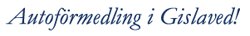 Autoförmedling i Gislaved logo