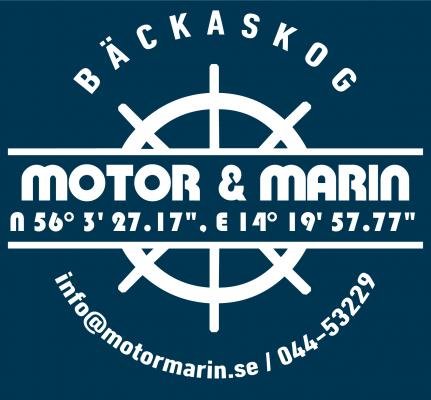 Motor & Marin Bäckaskog logo