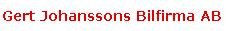 Gert Johanssons Bilfirma AB, Varberg logo