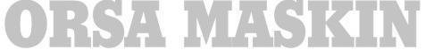 Orsa Maskin logo