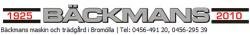 Bäckmans Maskin & Trädgård AB logo