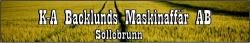 K-A Backlunds Maskinaffär logo