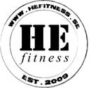 HE Fitness logotyp