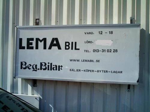 Lema Bil L.Bornhed logo