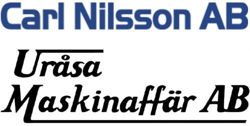 Uråsa Maskinaffär AB / Carl Nilsson AB logo