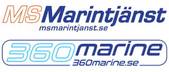 MS Marintjänst / 360 Marine  logotyp