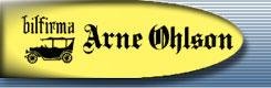 Bilfirma Arne Ohlson logo